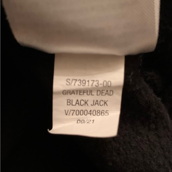 🐻🌈GRATEFUL DEAD BLACK JACK DANCING BEARS GRAPHIC BLACK LONG SLEEVE HOODIE🌈🐻 - Picture 9 of 9